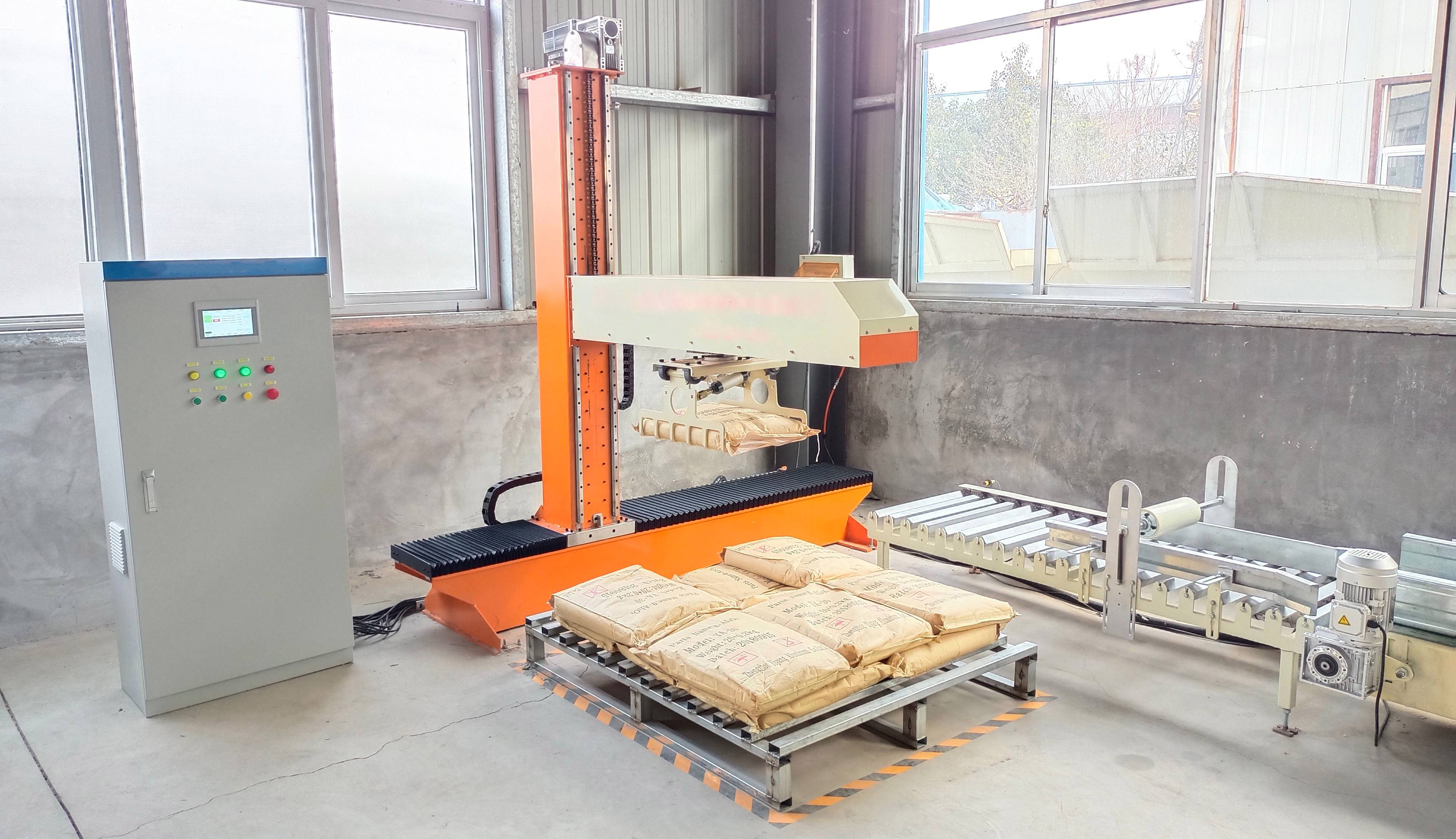single column palletizer